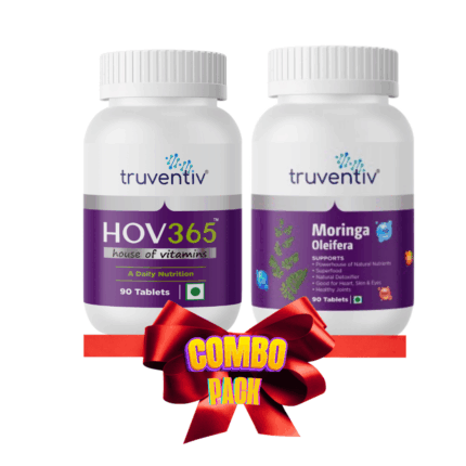 HOV365 & Moringa Tablets Wellness Pack - For Multivitamin & Nutrients Support.