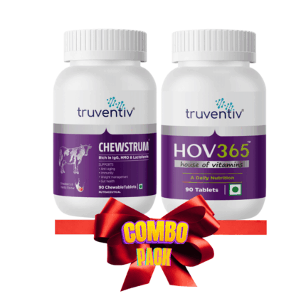 Chewstrum & HOV365 Tablets Wellness Pack - For Immunity Booster & Multivitamin Support.